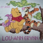 modèle broderie winnie gratuit