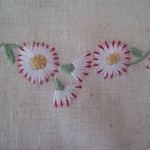 modèle coeur en broderie