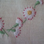 modèle coeur en broderie