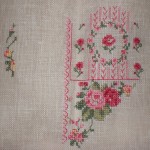 modèle coeur en broderie