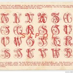 modèle d'alphabet broderie
