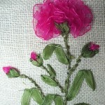 modèle d'oeillet broderie au ruban