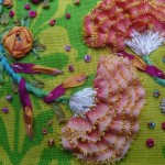 modèle d'oeillet broderie au ruban