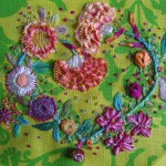 modèle d'oeillet broderie au ruban