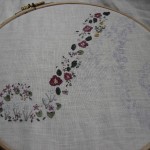 modèle initiale broderie traditionnelle