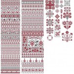 motif broderie russe
