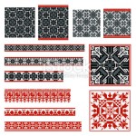 motif broderie russe