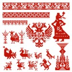 motif broderie russe