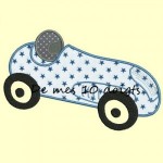 motif broderie voiture