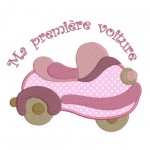 motif broderie voiture