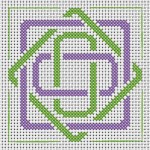 motif à broder point de croix gratuit