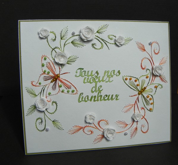 patron broderie mariage