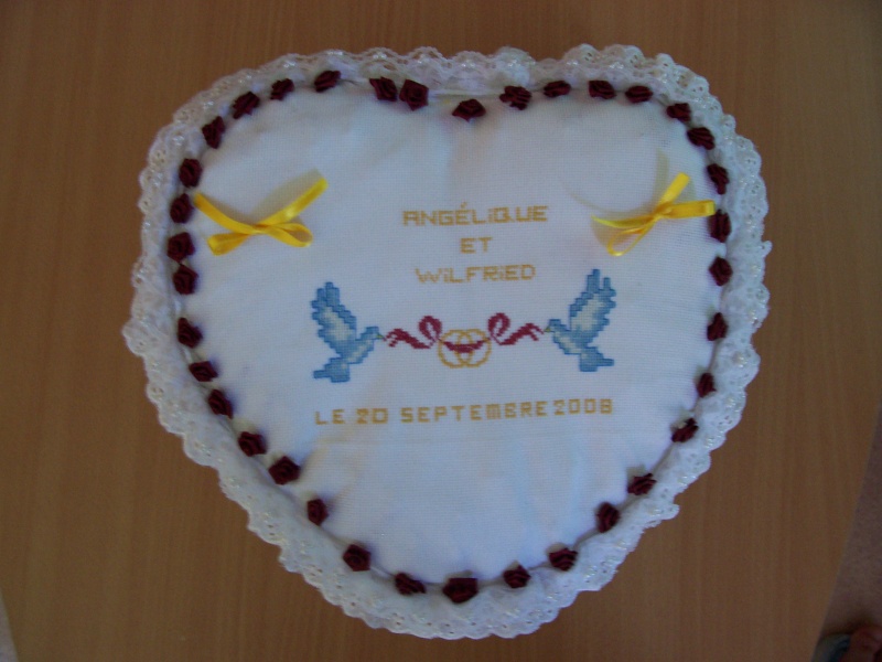 patron broderie mariage