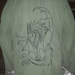 patron broderie noire