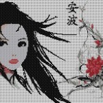 grille broderie bambou