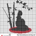 grille broderie bambou