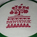 grille broderie bienvenue