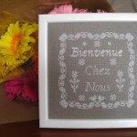 grille broderie bienvenue