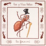 grille broderie escargot