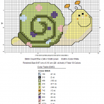 grille broderie escargot