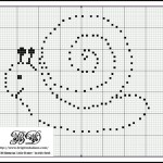 grille broderie escargot