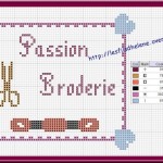 grille broderie gratuite