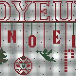 grille broderie gratuite noel
