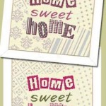 grille broderie home sweet home