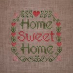 grille broderie home sweet home