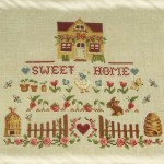 grille broderie home sweet home