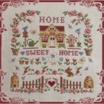 grille broderie home sweet home
