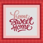 grille broderie home sweet home