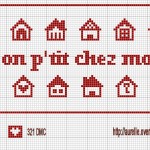 grille broderie home sweet home