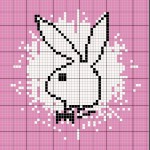 grille broderie sur tricot