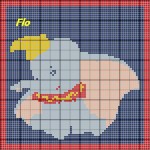 grille broderie sur tricot