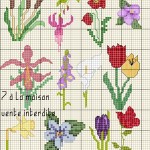 grille broderie sur tricot