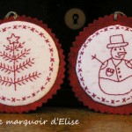 modèle broderie noel