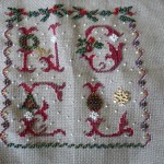 modèle broderie noel