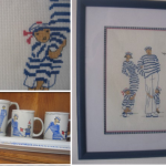 modèle encadrement broderie