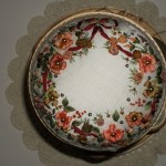 modèle broderie au ruban de soie