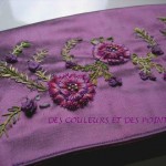 modèle broderie au ruban de soie