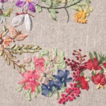 modèle broderie au ruban de soie