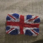 modèle broderie drapeau anglais