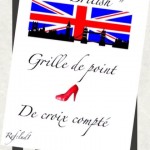 modèle broderie drapeau anglais