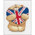 modèle broderie drapeau anglais