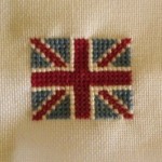 modèle broderie drapeau anglais