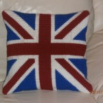 modèle broderie drapeau anglais