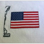 modèle broderie drapeau anglais