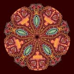 modèle broderie indienne