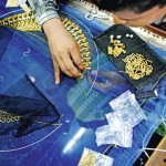 modèle broderie indienne